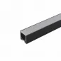 Mobile Preview: Alu Profil Medium 30x30mm Schwarz eloxiert für LED Streifen